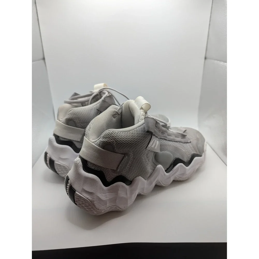 Adidas Exhibit B Mid Basketball Shoes Gray White Mens Size 11 AGY8983